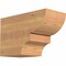 Ekena Millwork Ridgewood Smooth Rafter Tail, Western Red Cedar, 5 1/2"W x 8"H x 12"L RFT06X08X12RID00SWR - alternate 1